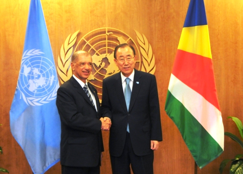 Top meeting: President Michel with UN Secretary-General Ban Ki-moon