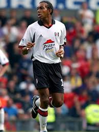 In control: Kevin playing for Fulham