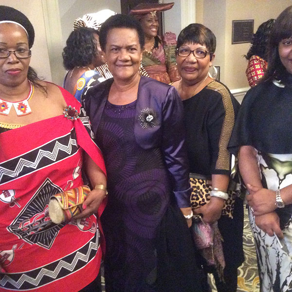 Representing Seychelles: Mrs Marie-Pierre Lloyd joins guests at the celebrations