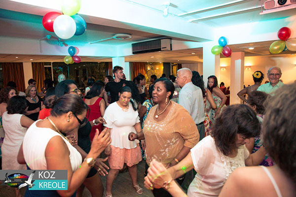Going with the beat: Guests get up and dance