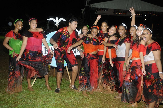 Vibrant: Costumes catch the eye at show