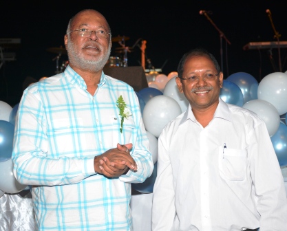 Confident: Patrick Pillay and his presidential election running mate, Amed Afif