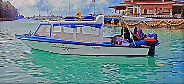 Little marvel: The smaller Calypso boat for eight passengers