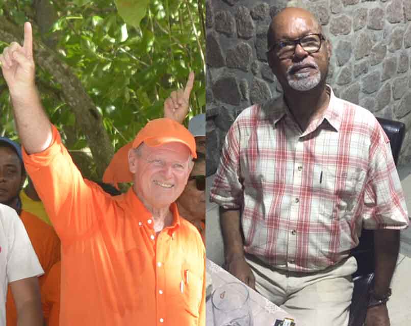 Left, Entente: Alain St Ange, Right, Manifesto: Patrick Pillay