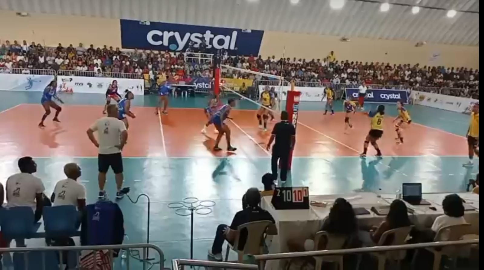 Fierce contest: Anse Royale take on Mauritian club Quatre Bornes in the final