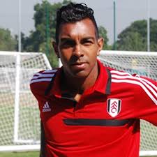 Star: Kevin at the Fulham training ground at Motspur Park