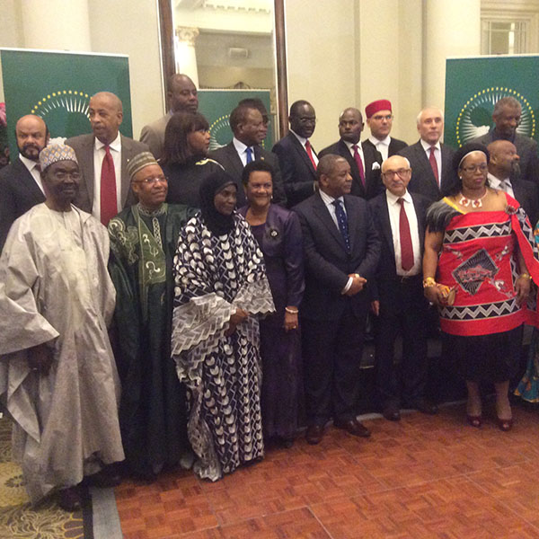 Key players: The UK representatives of the African Union