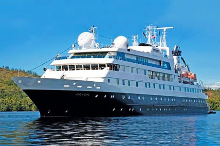 Luxurious: The Orion National Geographic cruise ship