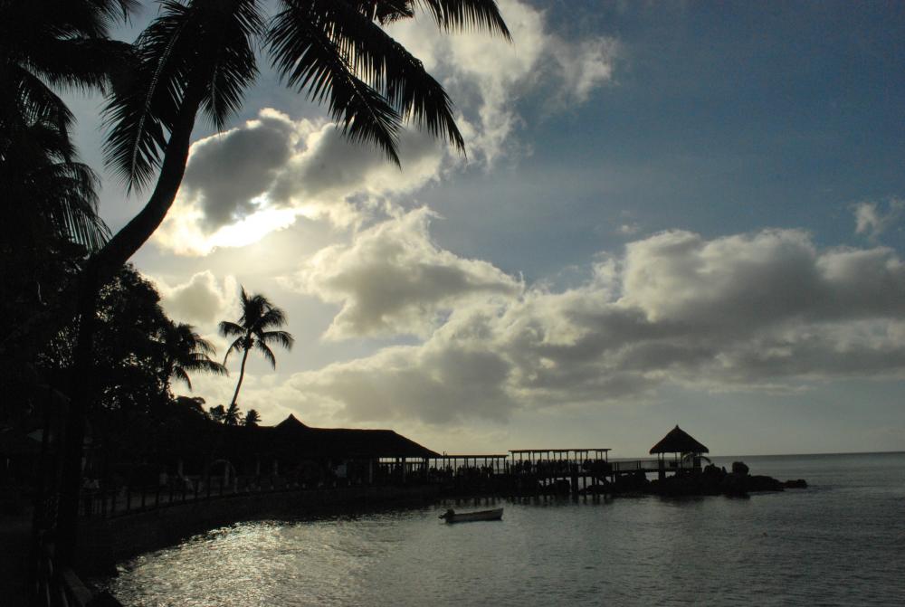 Serene: Fisherman's Cove in the evening